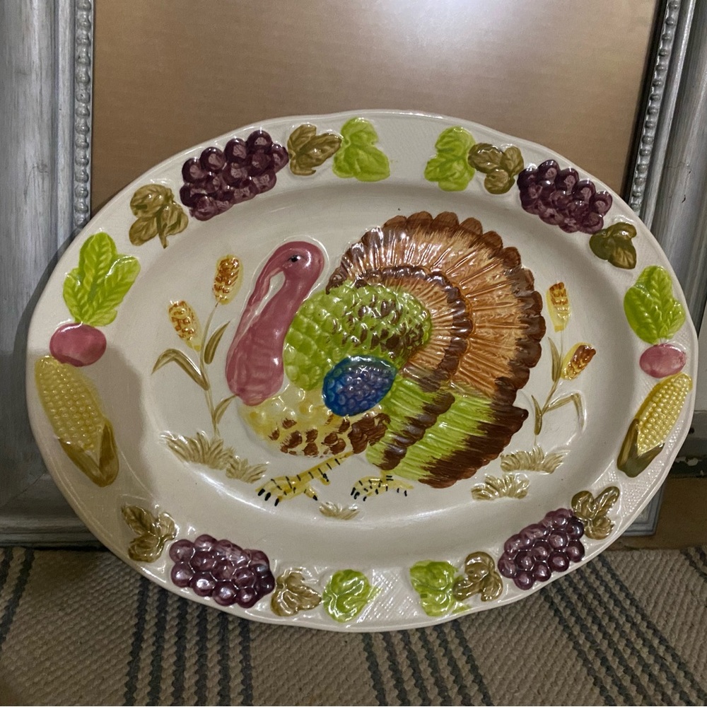 Thanksgiving turkey serving platter